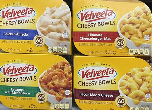 Velveeta Cheesy Bowls Dorm Room Pack! 3 Units Each: Ultimate