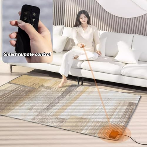 Tapis chauffant en graphène et tapis de sol électrique intérieur de salon