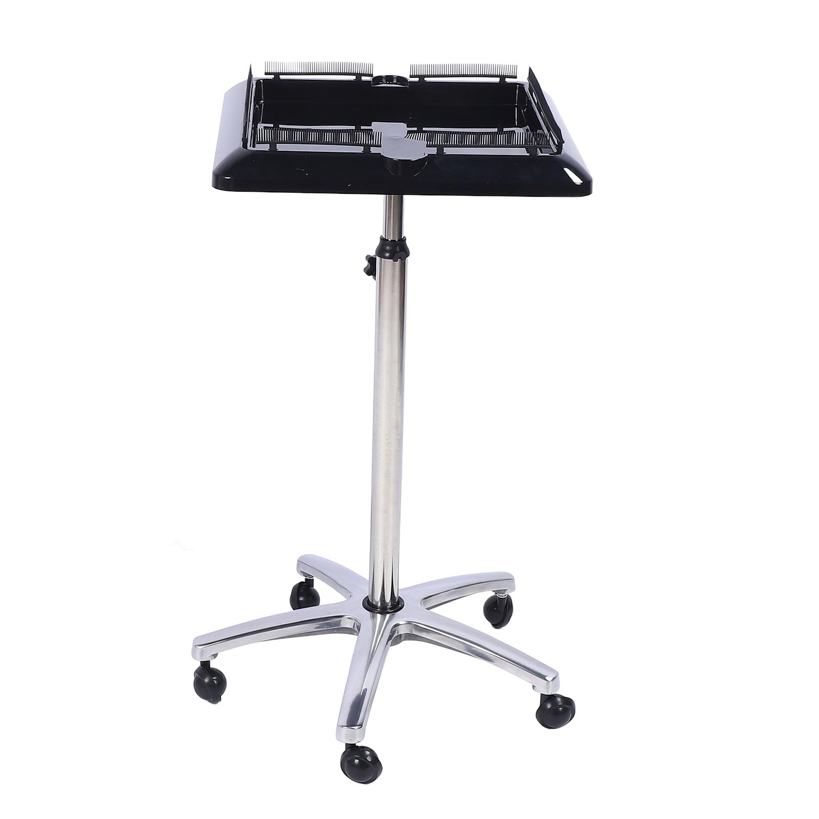 Generic Carro de Extensión de Cabello para Salón, Carrito con Bandeja Rodante, Multifuncional, Móvil, de Acero Resistente, para Estilista Profesional, ABS
