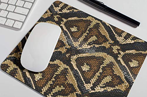 Preisvergleich Produktbild Schlangenhaut Mauspad Niedliche Schlange Mousepad Damen Schreibtischzubehör Bürobedarf Nettes Schlangenhautmuster Stilvolles Geschenk für Mitarbeiter Boss A623