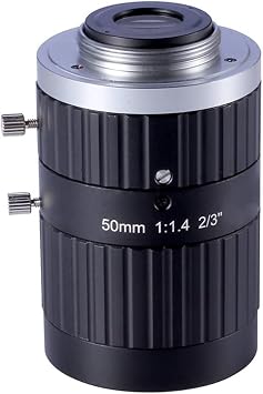 FA 50mm 2/3" Fixed Focal Lens Machine Vision Industrial Camera C-Mount Lens