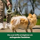 Earth Rated Ziehspielzeug, interaktives Spielzeug für ausgewachsene Hunde und Welpen, ergonomischer Griff, Naturgummi, klein, grün