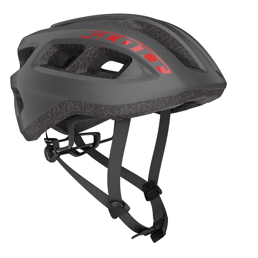 SCOTT 275217, Casco Bici Unisex Adulto, Dark Grey/re, 1size : Amazon.it:  Sport e tempo libero