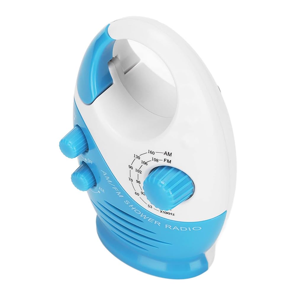 Sarini DAB/DAB+ Radio da doccia impermeabile AM FM portatile con gancio