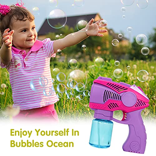 Joyin 2 Bubble Gun With 2 Bubble Solution (147Ml), Automatic Bubble Gun With Music, Outdoor & Indoor Toys For Boys And Girls Bubble Toy, Summer Toy, Birthday Gifts #TOP1