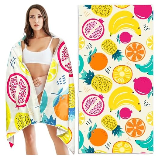 Lubibi Serviette de Plage Microfibre 160 * 80cm, Grande Serviette de Plage, Anti-Sable, séchage Rapide, Ultra léger, portatif pour Yoga Sauna, Convient aux Enfants, aux Adolescents et aux Adultes