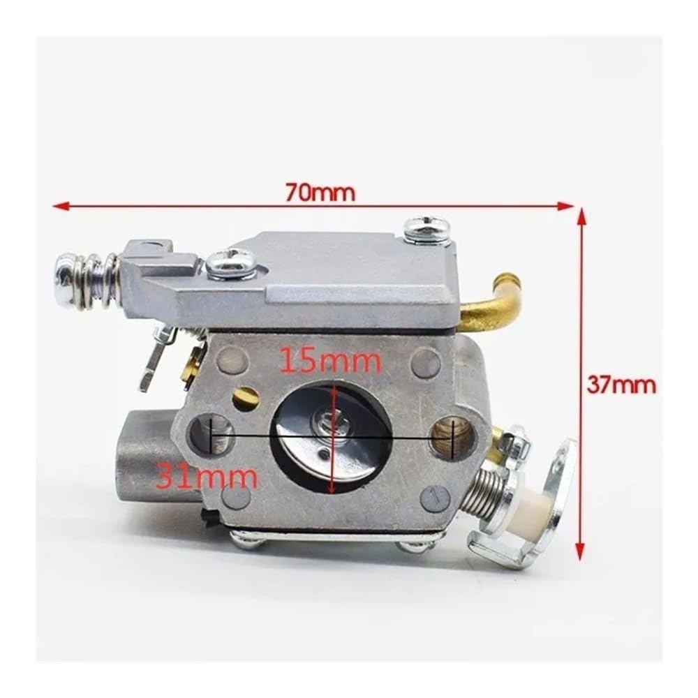 Carburador Compatible con Motosierra de Gasolina 2500 G2500 WT962 de 25 CC con Piezas for Tubo de cebador