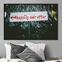 Framed Canvas Wall Art Pressed Quotes 3D Chic Inspirational Multicolor Pop Art Quotes Typography Ultra Whimsical - 16x24 inches