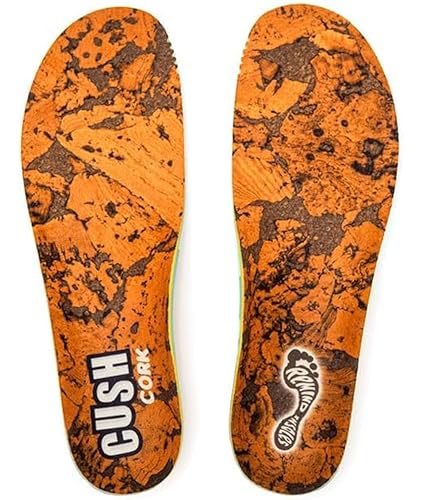 Remind Insoles CUSH Impact | Cork | Shoe Inserts for Mid-High Arch Support |...