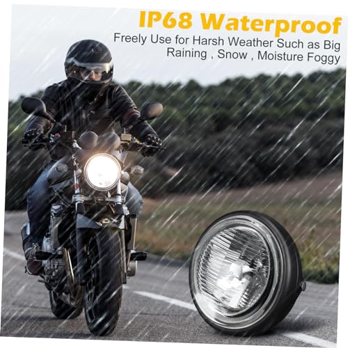 Boîtier de phare et support de phare moto noir avec kit de fixation complet - 4