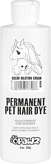 OPAWZ Color Dilution Cream Only for Permanent Dog Hair Dye, Mixed with Permanent Pet Hair Dye to Create Unique Pet Grooming Masterpieces, 8 oz/234g