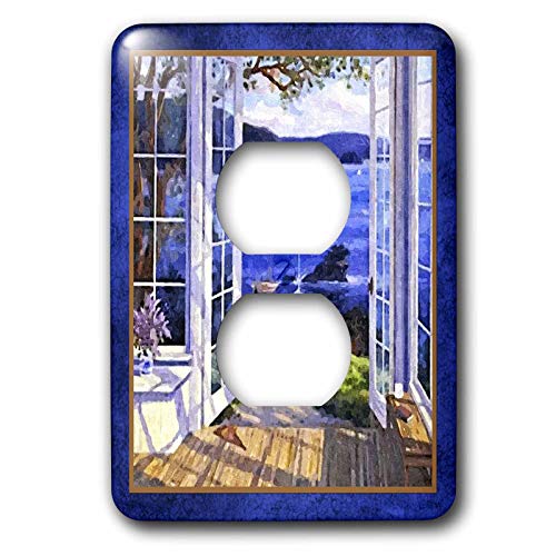 Vacation Retreat Cache-prise 3dRose lsp_18389_6 plaque interrupteur double prise