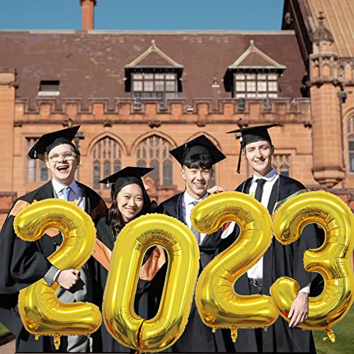 Goer 42 Inch 2023 Gold Foil Number Balloons For 2023 New Year Eve Festival Party Supplies Graduation Decorations #TOP6