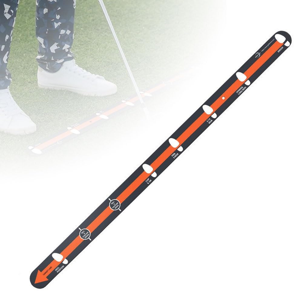 Règle droite de putter améliorant la précision et la distance de golf - 8