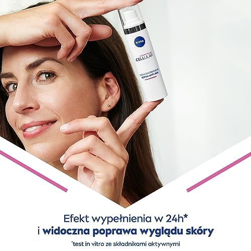 NIVEA CELLULAR Expert Filler Skoncentrowane serum odmładzające do twarzy z kwasem hialuronowym i foliowym, 40 ml