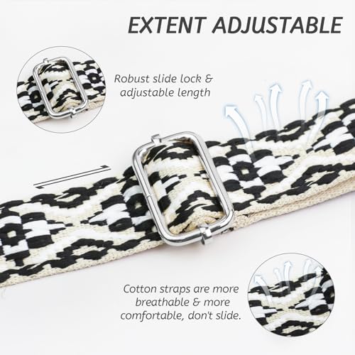 Image of Purse Strap Replacement Crossbody Wide Shoulder Strap Adjustable Replacement Belt Wide 3.8cm Straps for Purse Bag