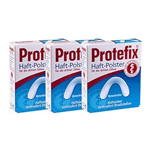 3x PROTEFIX hechtkussens voor onderkaak 30 St PZN 1599588