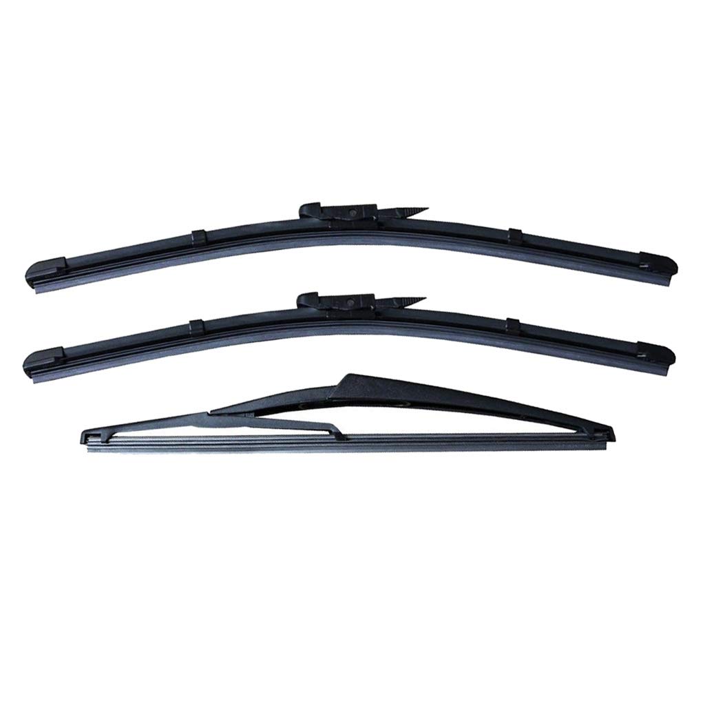 MHT 3Pieces/Set New Windshield Wiper Bladess for Fiat Grande Punto Front & Rear