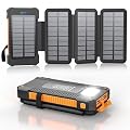 Cargador Solar 26800 mAh con 4 Paneles Solares