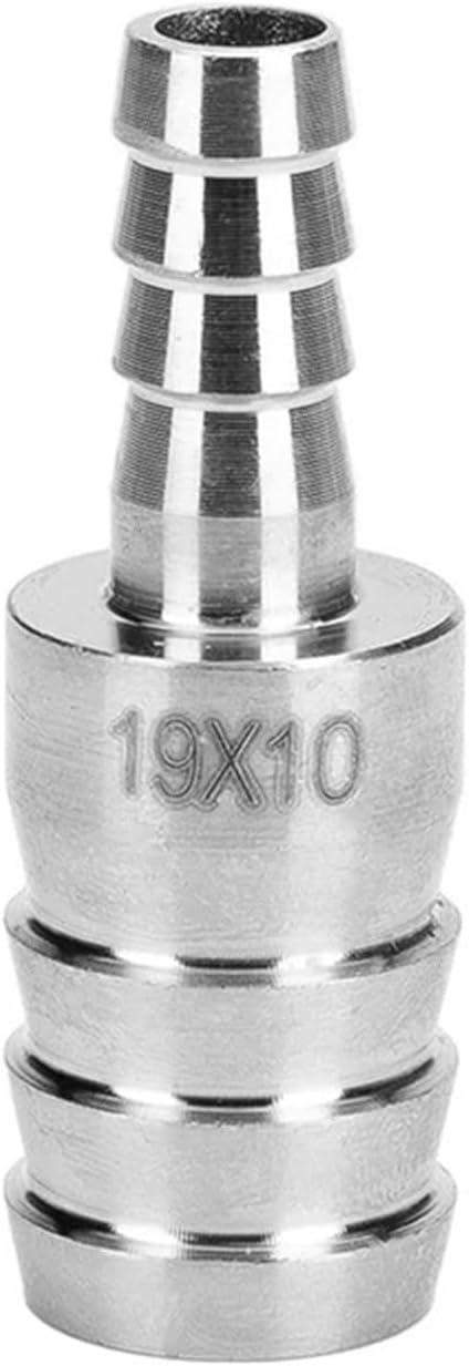Stainless Steel Straight Hose Fittings And Other Barbs Gas Stainless Steel Barb Connectors 1Pcs(16mm-13mm)