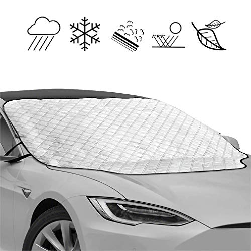 カーフロントカバー 車用サンシェード 落葉対策 四季対応 雨 雪 埃 日 落葉よけ 99 Uvカット 遮光 断熱 汚れ 劣化防止 凍結防止カバー 車用 193 126cm L Car 010 の価格比較 Heim ハイム