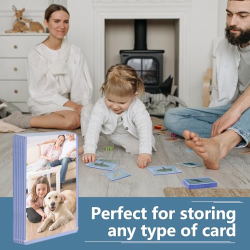 Vmiapxo 100 Pcs 3\" x 4\" Hard Plastic Card Sleeves, Top Loaders for Cards Waterproof Collector Card Sleeves Plastic Card Holder Protectors for Trading Cards Game Cards Sports Baseball Card
