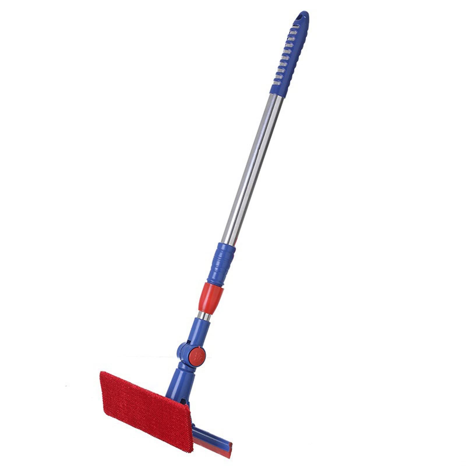 Rasquetas para Ducha, Rascador Azul del Cepillo de Limpieza enjugador la Ducha 2 en 1 con manija Larga Ajustable for el Cuarto baño