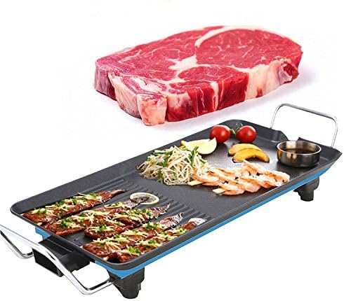 1500W Electric BBQ Grill Korean Smokeless Barbecue Cooking Stove Teppanyaki Non-Stick Hotplate