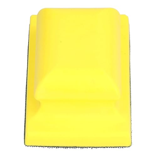 Miniatura 6 de Bloque de lijado, almohadilla de lijado de mano de espuma de poliuretano, bloque de lijadora de limpieza con gancho y bucle, pulido de madera,