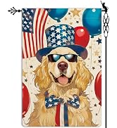 Jauageon 4. Juli Gartenflagge – Doppelseitig, 31,8x45,7 Cm, Wetterfest, Patriotisches Design