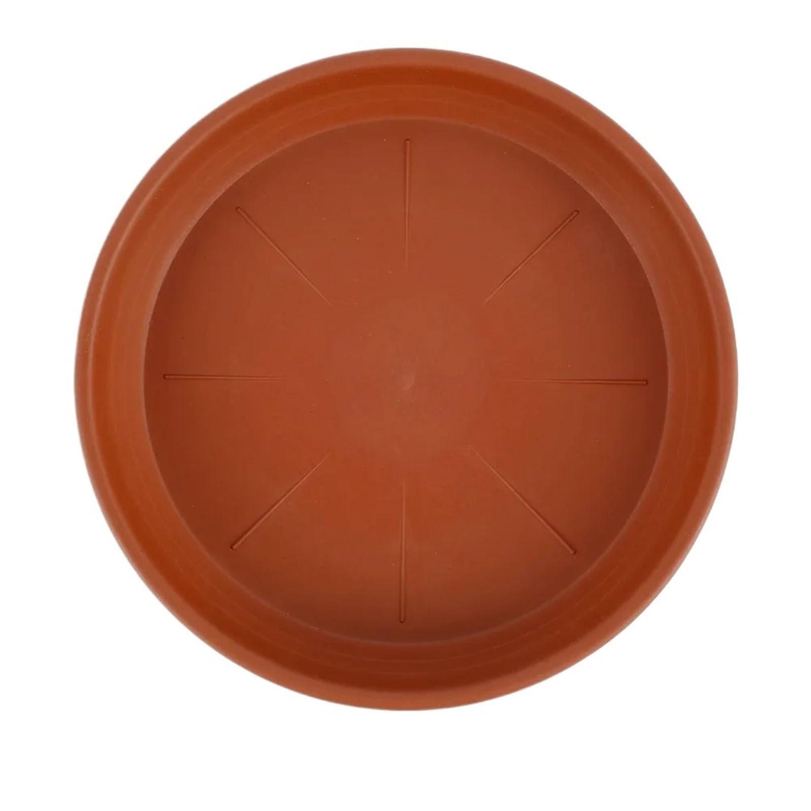 Juego de 5 platillos for plantas, redondos, con goteo, bandejas de PP más gruesas for plantas, macetas for interiores y exteriores, suministros for el jardín del hogar Bandeja Para Macetas(5Pcs Brown