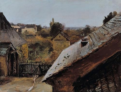 Lienzo de Carl Blechen de 60x90cm para renovar las paredes vacías del dormitorio
