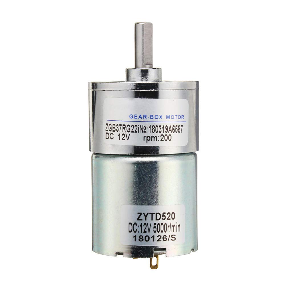 SGerste ZGB37RG DC 12 V 200 RPM 6 Mm Diamètre De L'arbre