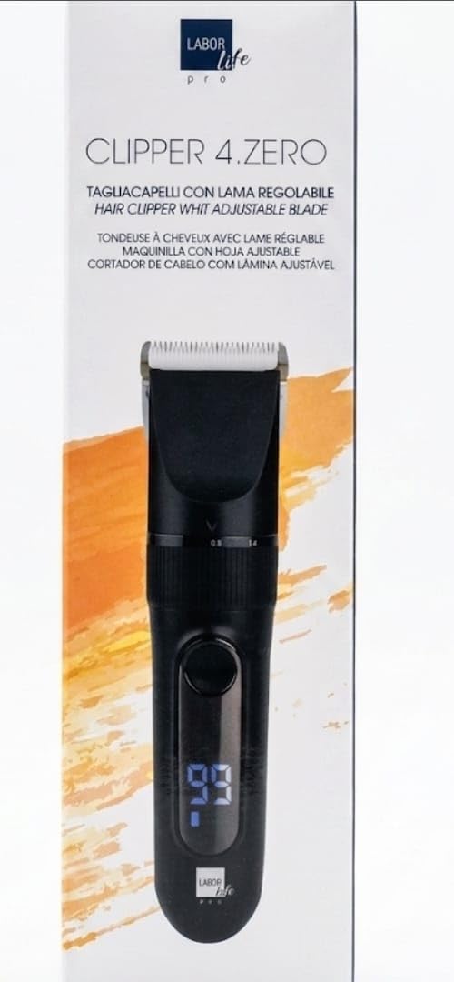 Clipper 4.Zero Tagliacapelli con Lama Regolabile