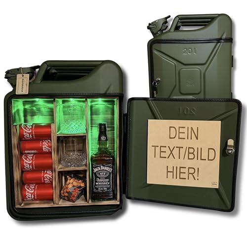 Bombaro 20L Kanister Mini Bar Premium I Maximal personalisierbar...