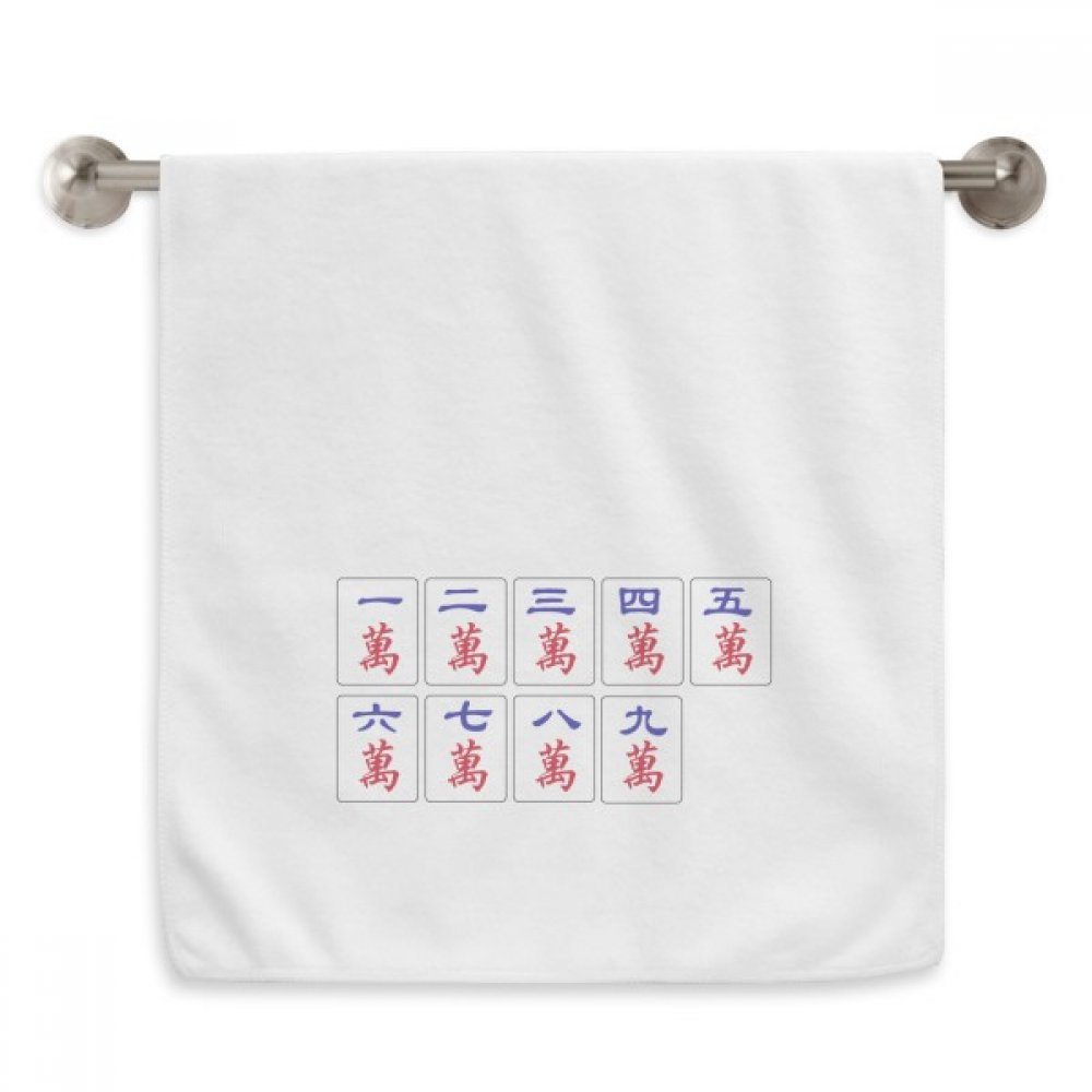 Serviettes mahjong culture chinoise : fini les tissus rudes