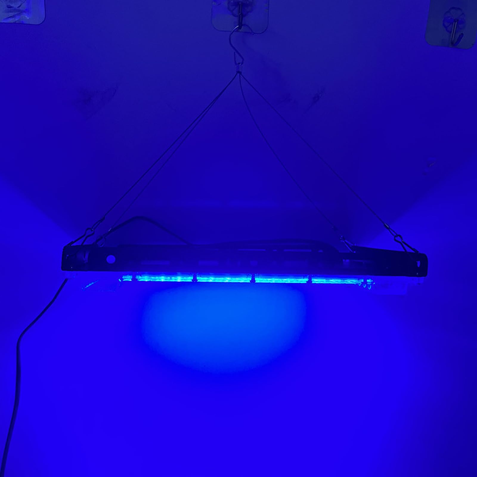 Lámpara de bronceado, solárium para el hogar con 192 piezas LED, luz bronceadora portátil, lámpara de bronceado facial, luz azul completa con soporte y ganchos para colgar para cuerpo y cara (192