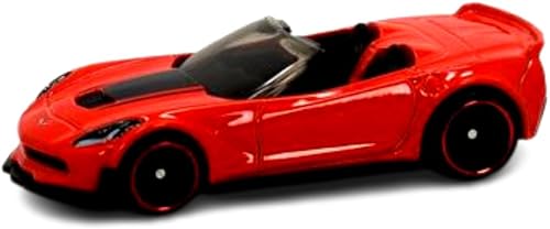 Miniatura 3 de Hot Wheels Corvette C7 Z06 Convertible, HW Roadsters 4/10 Rojo