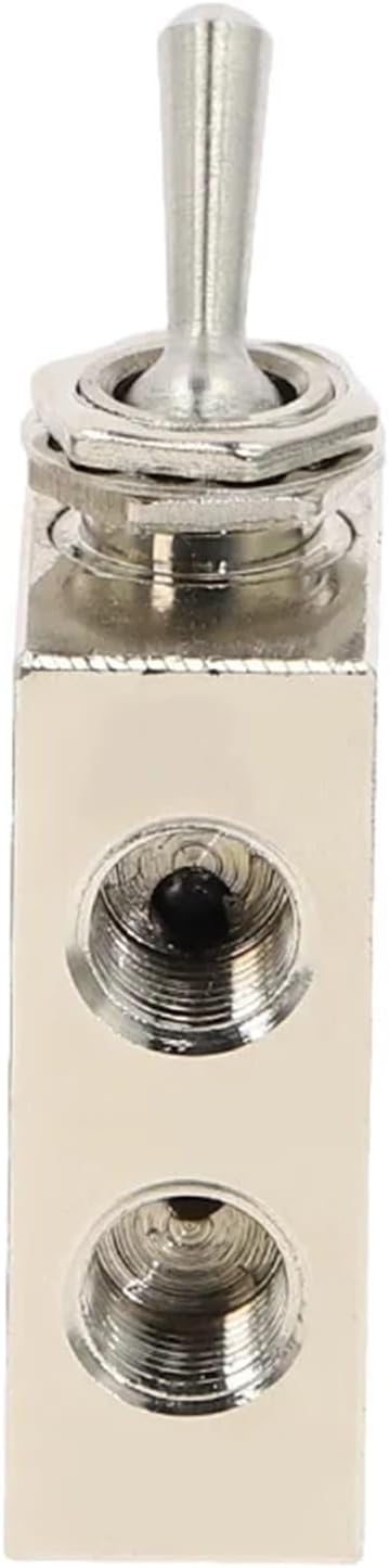TAC2-41V Exhaust valve, 2 Position 5Way 1/8" Self-locking Toggle Lever Mechanical Valve, 1pc