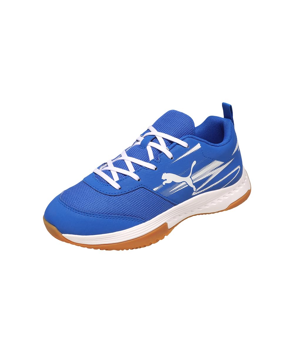 PUMA Indoor Court Schuhe Varion II Jr Team Royal Puma White Gum, 33 EU