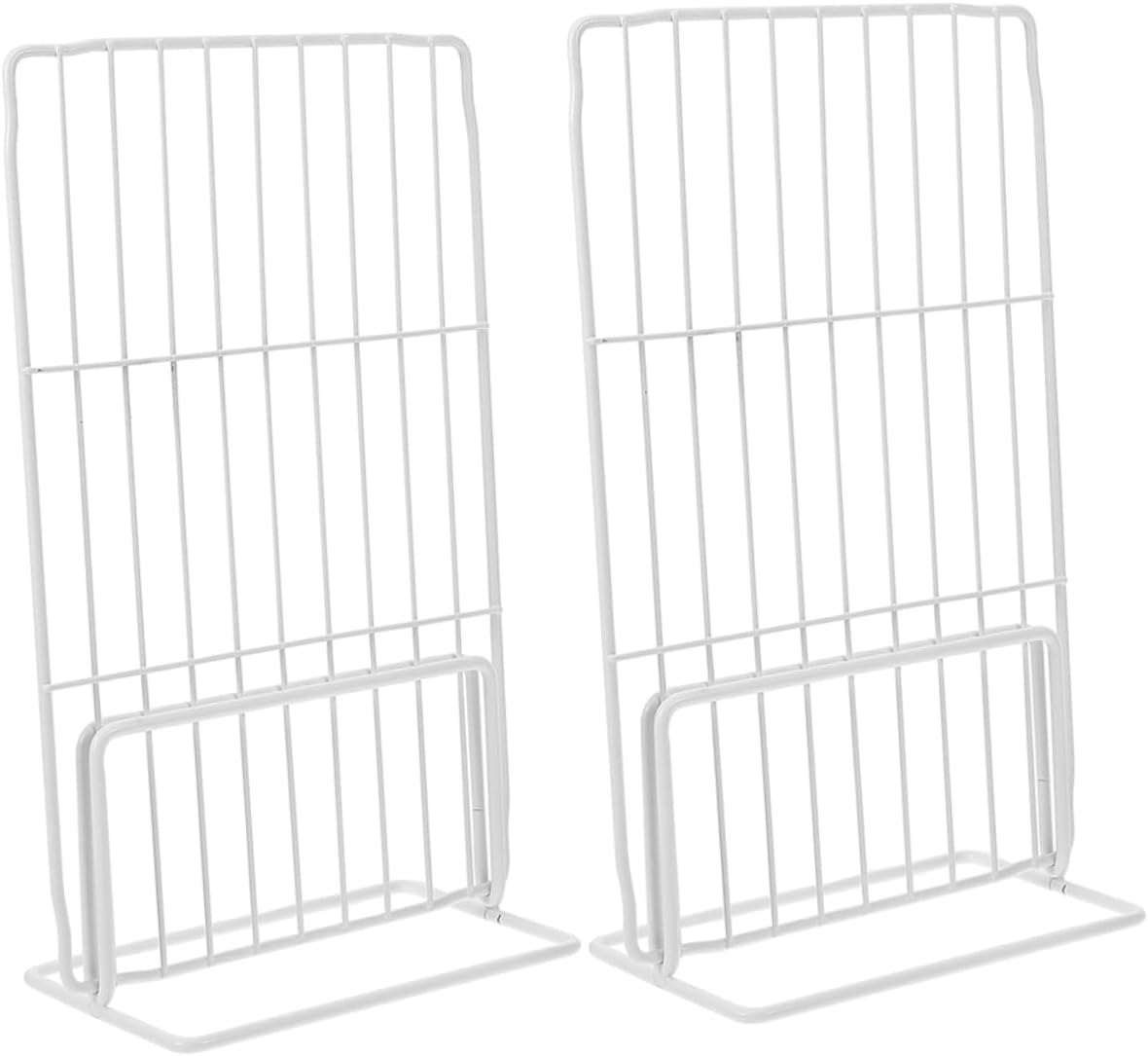 Freezer Wire Divider Set of 2 Adjustable Mesh Separator for Refrigerator and Freezer Organization Sturdy Metal Shelf Dividers for Food Storage for Chest