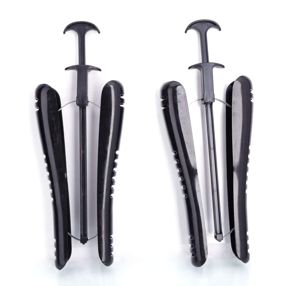 WAJJ Boot Trees for Knee High Tall Boots- Great Support Form Shaping Inserts for Women's and Men's shoe Set (1 Pair Black Boot Tree)