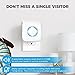 Wireless Doorbell Extender with Receiver Connects to Existing Hardwired Doorbell into Wireless Door Bell with 656 FT Range, 58 Chimes and 5 Volume Levels for Garage/Basement (1 Extender 3 Receiver）