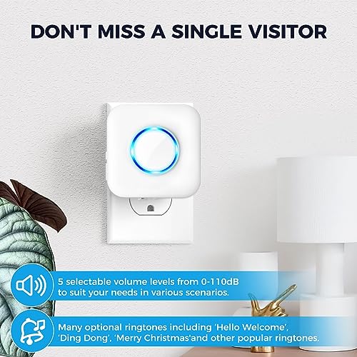 Satisure Wireless Doorbell Chime for Google Nest Doorbell (Wired, 2nd Gen& 3rd Gen) Doorbell Extender with Receiver Connects to Existing Hardwired 58 Chimes and 5 Volume (1 Video Extender 2 Receiver） by Satisure - Image 7