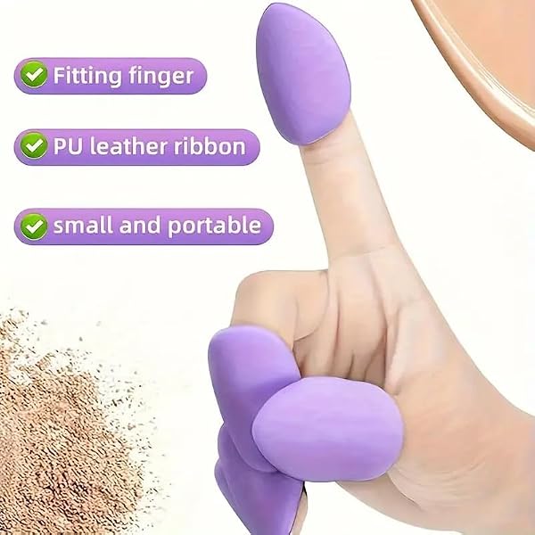 12-Piece All-Purpose Makeup Sponge Puff Set, includes3 Powder Puffs,3 Mini Air Cushion Puffs, 3 BeautyBlenders & 3 Mini Beauty Blenders, Pink - 5
