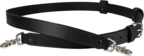 Miniatura 8 de Paquete de correa de radio de bomberos y soporte de cuero incluye funda de radio, correa, correa estabilizadora, protectores de cables