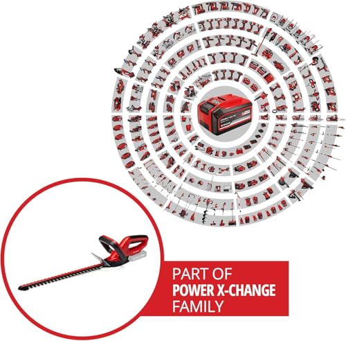 Miniatura 2 de Einhell Cortasetos Con Batería Gc-Ch 1846 Li-Solo Power X-Change 18 V, 46 Cm De Longitud De Corte, 15 Mm Distancia Entre Dientes, Mango Ergonómico, Sín Batería
