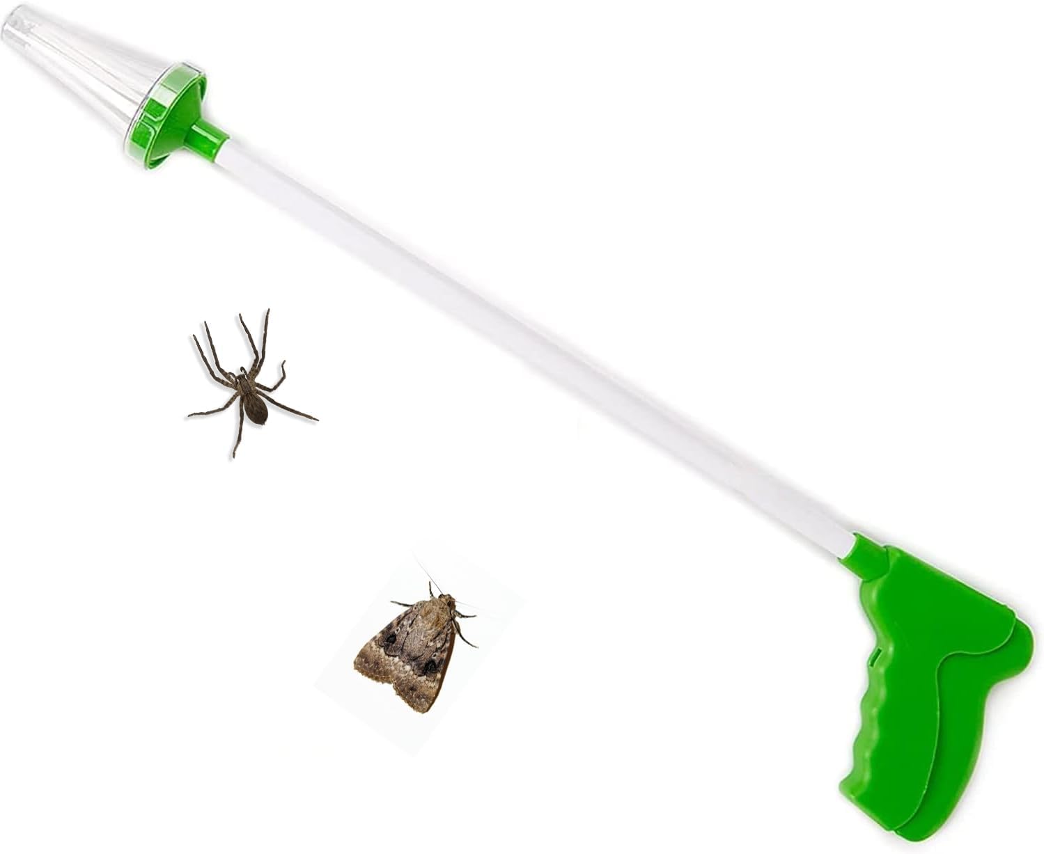 MAHVIW Critter Catcher Spider & Insect Catcher Handy Spider Catcher. Safely and Humanly Remove Spiders and Insects from Your Home, Easy-to-use 1 Meter Long Reach