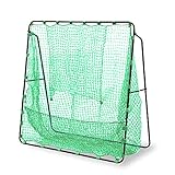 FIELDOOR バッティング練習用ネット 200cmx80cmx200cm 野球練習ネット バッティングゲージ 据置き 常設 軟式 硬式 対応 トレーニング トレーナー ピッチング 自主練習 簡単組立