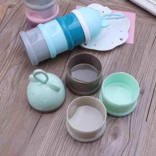 Image of V2H 3 Layer Baby Food Container for Travelling, Baby Tiffin Box for Infants 6 Month, breastmilk Storage Container, Baby Food Box for Travelling, Snacks Box for Babies (Multicolor)